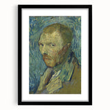 Impressionism Wall Art: Van Gogh’s 1889 Self-Portrait in Blue Tones