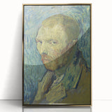 Impressionism Wall Art: Van Gogh’s 1889 Self-Portrait in Blue Tones