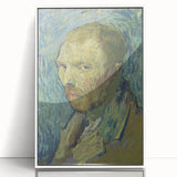 Impressionism Wall Art: Van Gogh’s 1889 Self-Portrait in Blue Tones