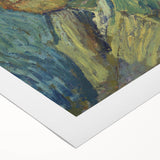 Impressionism Wall Art: Van Gogh’s 1889 Self-Portrait in Blue Tones