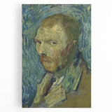 Impressionism Wall Art: Van Gogh’s 1889 Self-Portrait in Blue Tones