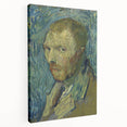 Impressionism Wall Art: Van Gogh’s 1889 Self-Portrait in Blue Tones