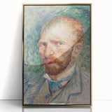 Impressionist Portrait: Van Gogh’s 1889 Self-Portrait in Soft Hues