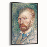 Impressionist Portrait: Van Gogh’s 1889 Self-Portrait in Soft Hues