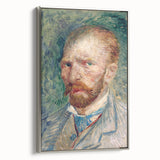 Impressionist Portrait: Van Gogh’s 1889 Self-Portrait in Soft Hues