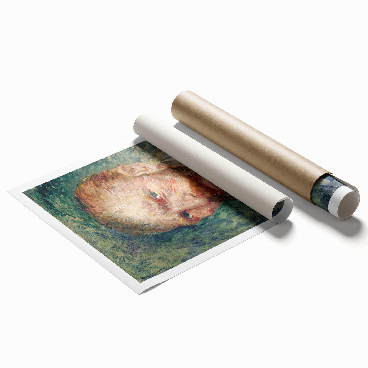 Impressionist Portrait: Van Gogh’s 1889 Self-Portrait in Soft Hues