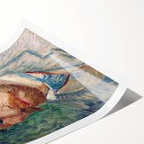 Impressionist Portrait: Van Gogh’s 1889 Self-Portrait in Soft Hues