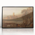 Romantic Art Prints: Kirkstall Abbey on the River Aire - Historical Wall Art