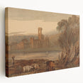 Romantic Art Prints: Kirkstall Abbey on the River Aire - Historical Wall Art