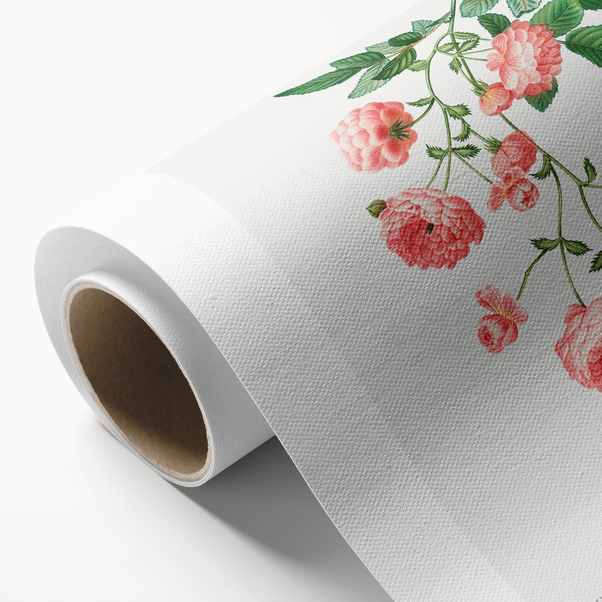 Neoclassical Art Prints: Rambler Rose (Rosa Multiflora) by Redouté