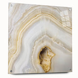 Large abstract wall art on acrylic, featuring swirling blue and green patterns, suitable for bedroom or dining room decor.