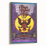 Allman Brothers Band Red Rocks Poster - Retro Music Wall Art