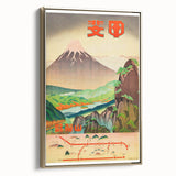 Vintage Japan Travel Poster | Mount Fuji and Scenic Landscape Art Print