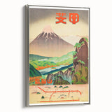 Vintage Japan Travel Poster | Mount Fuji and Scenic Landscape Art Print