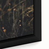 Extra large framed canvas featuring a textured, colorful abstract design on a black background, ideal for living room decor.