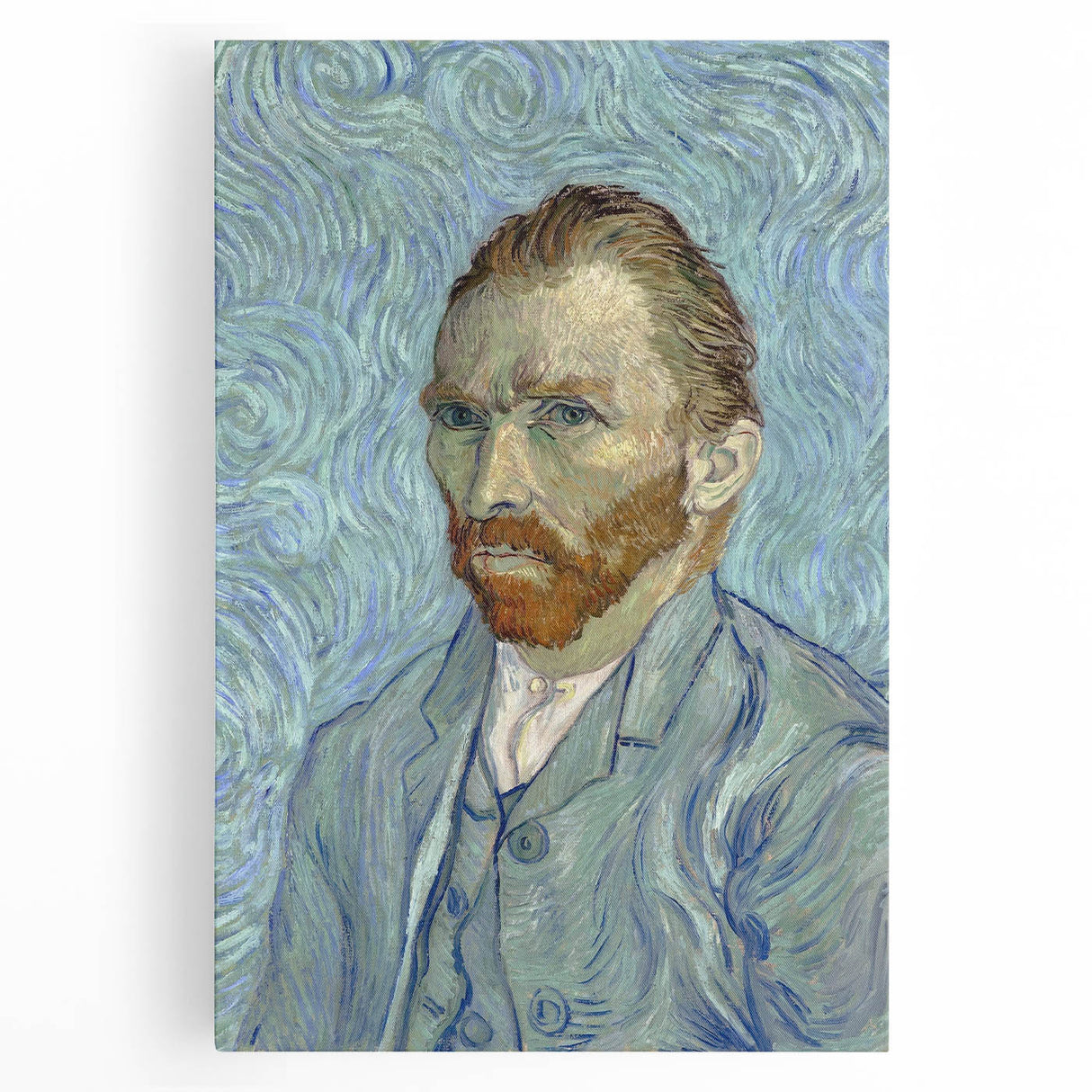 Van Gogh’s 1889 Self-Portrait: Iconic Impressionism Wall Art