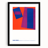 Modern Wall Art: Abstract Geometric Design – Bold Mid-Century Colors