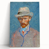 Van Gogh’s 1887 Self-Portrait with Gray Hat: Impressionist Art
