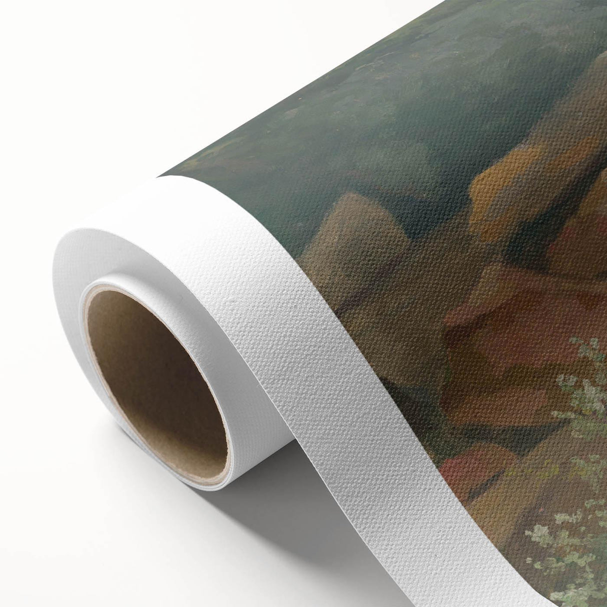 Modern Wall Art – Tranquil Landscape with Rocks and Stream