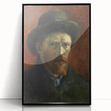 Van Gogh’s 1886 Self-Portrait with Felt Hat: Classic Impressionism