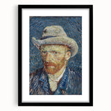 Van Gogh’s 1887 Self-Portrait with Grey Hat: Vibrant Impressionism