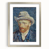 Van Gogh’s 1887 Self-Portrait with Grey Hat: Vibrant Impressionism