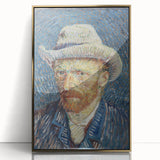 Van Gogh’s 1887 Self-Portrait with Grey Hat: Vibrant Impressionism