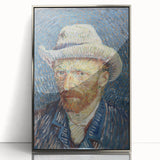 Van Gogh’s 1887 Self-Portrait with Grey Hat: Vibrant Impressionism