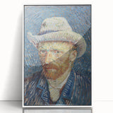 Van Gogh’s 1887 Self-Portrait with Grey Hat: Vibrant Impressionism