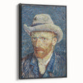 Van Gogh’s 1887 Self-Portrait with Grey Hat: Vibrant Impressionism