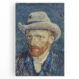 Van Gogh’s 1887 Self-Portrait with Grey Hat: Vibrant Impressionism