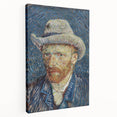 Van Gogh’s 1887 Self-Portrait with Grey Hat: Vibrant Impressionism