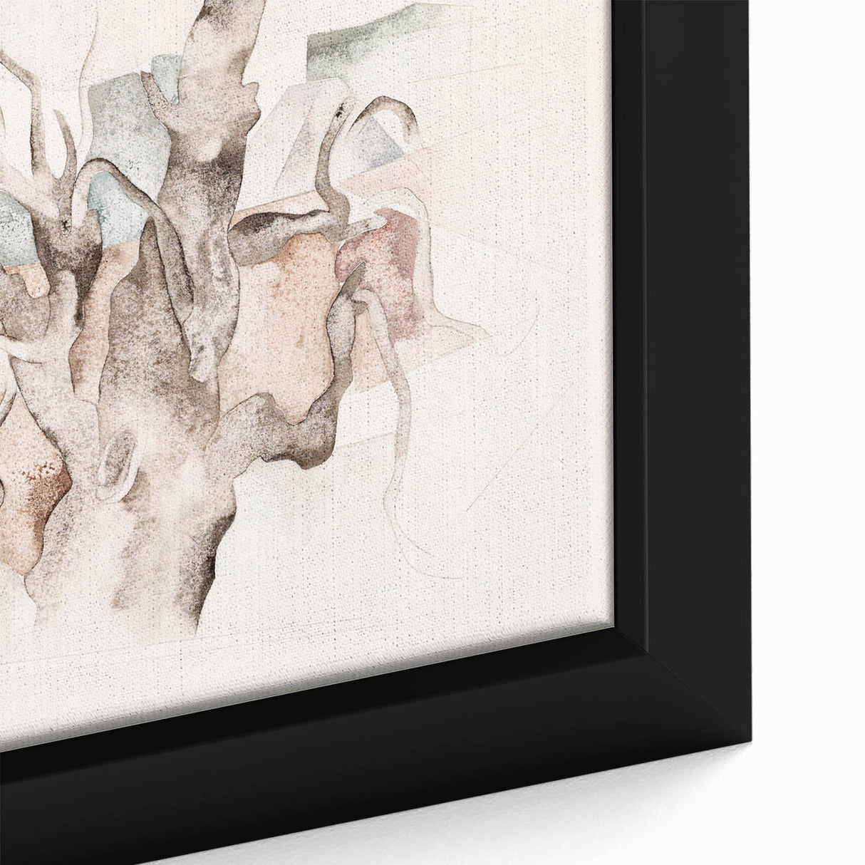 Modern Wall Art – Abstract Tree with Organic Flow