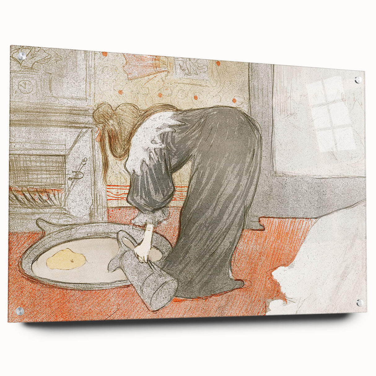 Modern Wall Art – Intimate Scene in Soft Tones