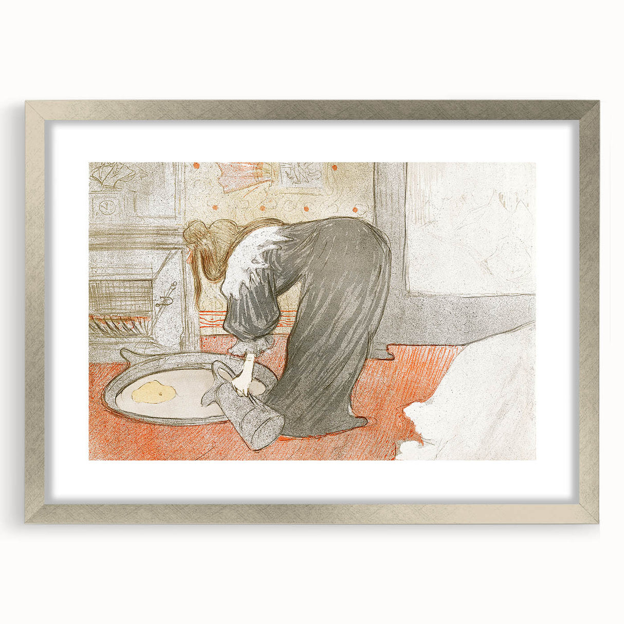 Modern Wall Art – Intimate Scene in Soft Tones