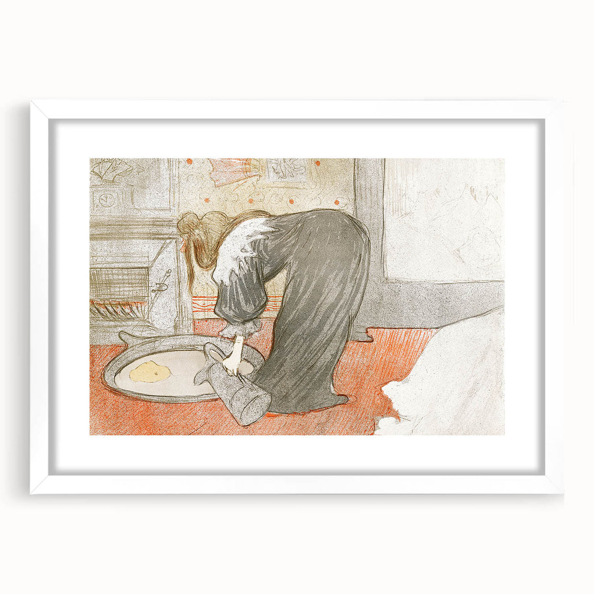 Modern Wall Art – Intimate Scene in Soft Tones