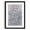 Modern Wall Art: Piet Mondrian's Composition No. IV – Abstract Geometry