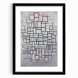 Modern Wall Art: Piet Mondrian's Composition No. IV – Abstract Geometry
