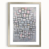Modern Wall Art: Piet Mondrian's Composition No. IV – Abstract Geometry