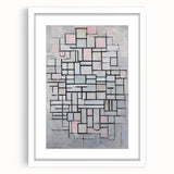 Modern Wall Art: Piet Mondrian's Composition No. IV – Abstract Geometry