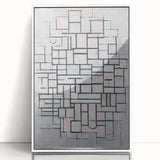 Modern Wall Art: Piet Mondrian's Composition No. IV – Abstract Geometry