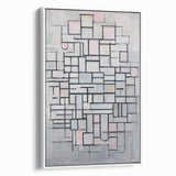 Modern Wall Art: Piet Mondrian's Composition No. IV – Abstract Geometry