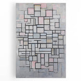 Modern Wall Art: Piet Mondrian's Composition No. IV – Abstract Geometry