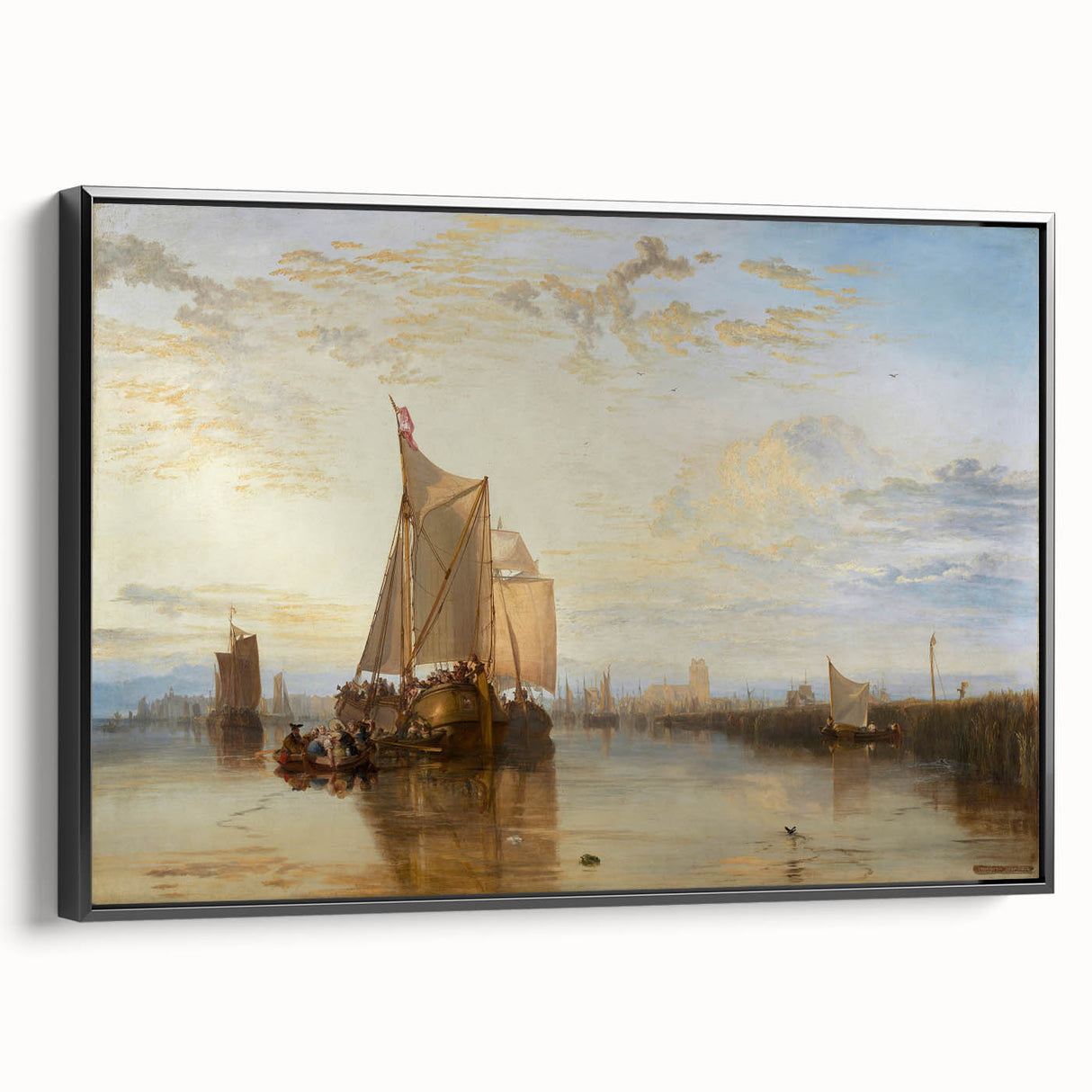 Romantic Art Prints: The Dort Packet-Boat - Historical Maritime Wall Art