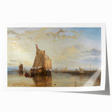 Romantic Art Prints: The Dort Packet-Boat - Historical Maritime Wall Art