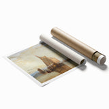 Romantic Art Prints: The Dort Packet-Boat - Historical Maritime Wall Art