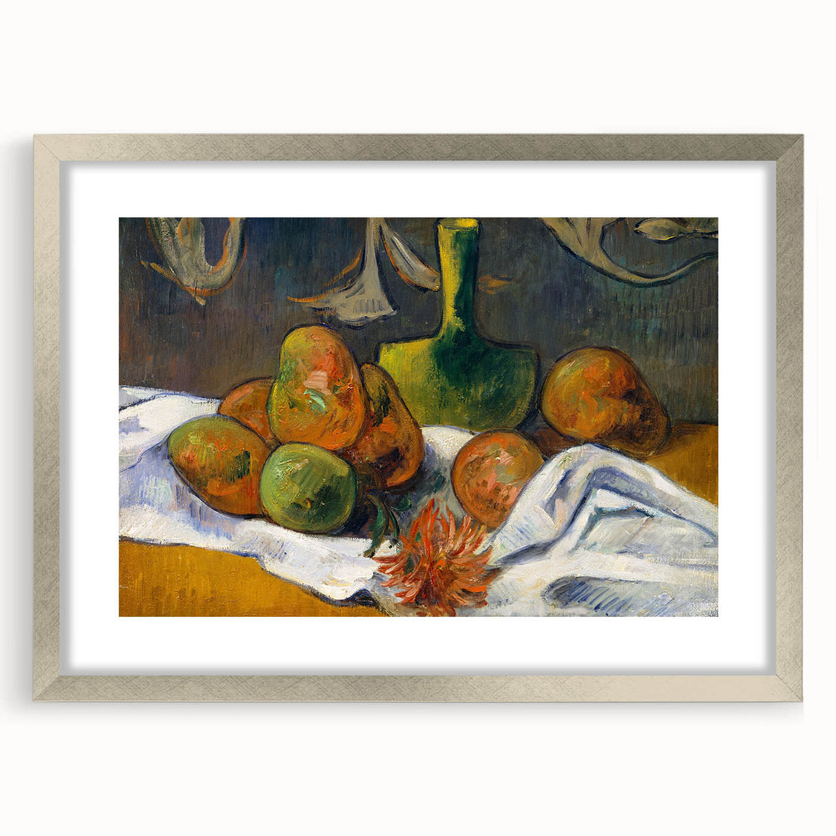 Modern Wall Art: Paul Gauguin’s Colorful Still Life with Fruit