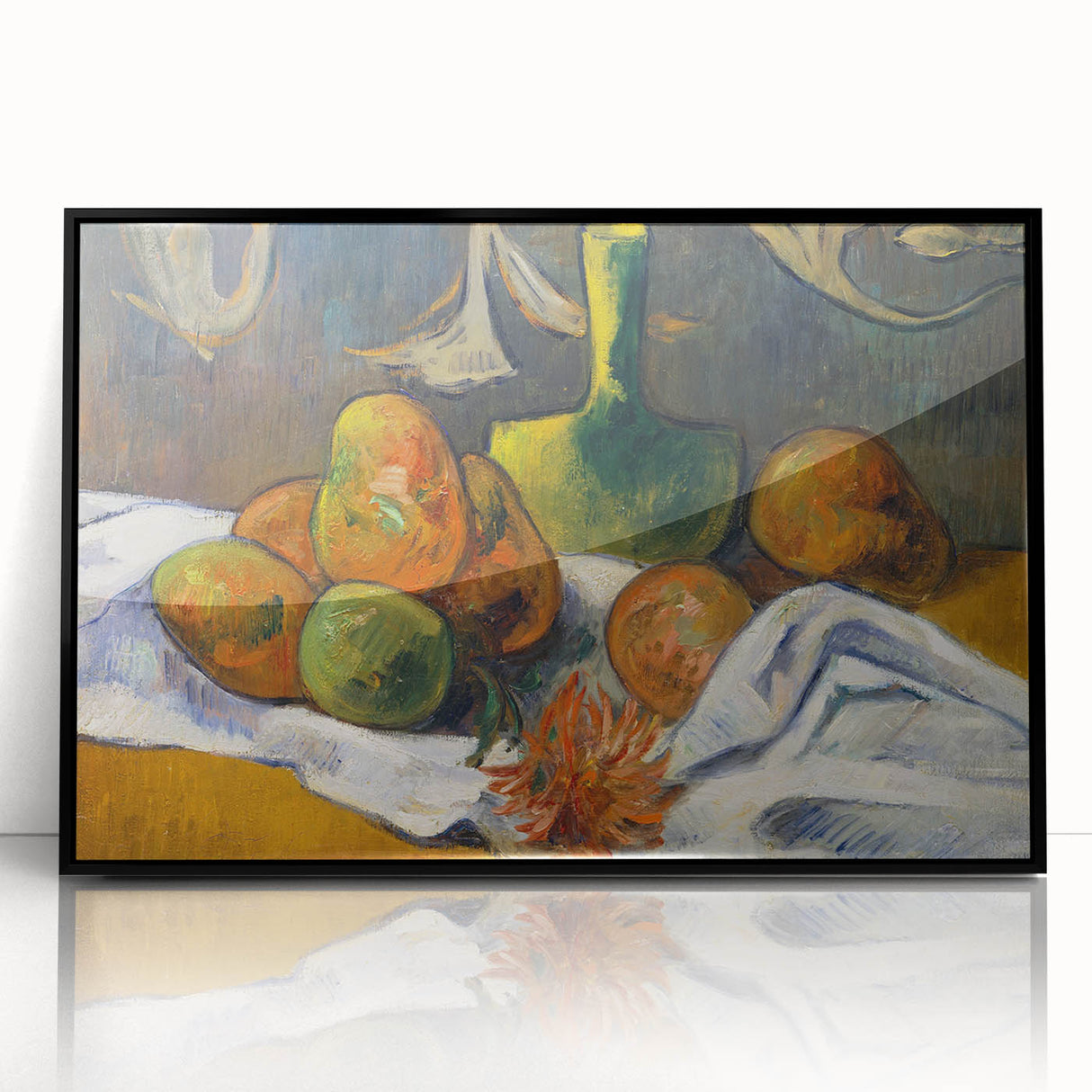 Modern Wall Art: Paul Gauguin’s Colorful Still Life with Fruit