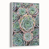 Extra large vintage poster art of colorful florals on a black background, framed canvas, ideal for living room decor.