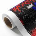 Bold Pop Art Wall Art - Modern Canvas with Red and Blue Accents